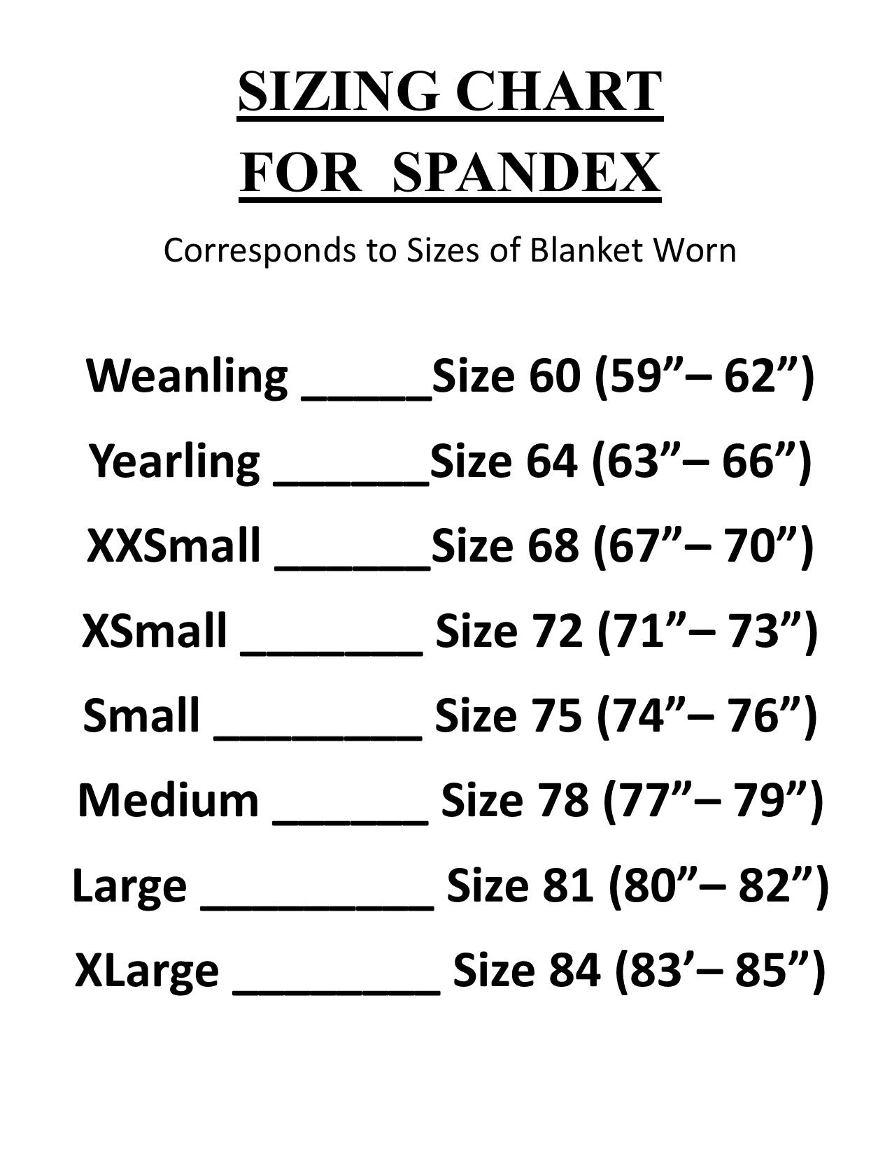 Weanling and Yearling, XXS Spandex FULL HEAD Horse Hood--NO ZIPPER