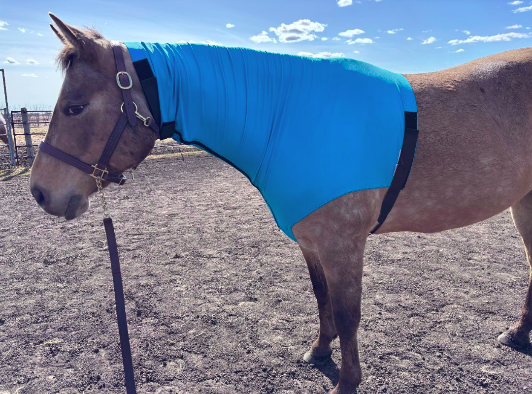 Spandex Adult Headless Horse Hood WITH ZIPPER