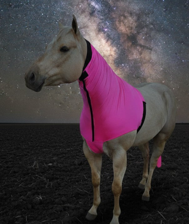 horsewear by STATLERHOUSE Spandex Adult Headless Horse Hood WITH ZIPPER