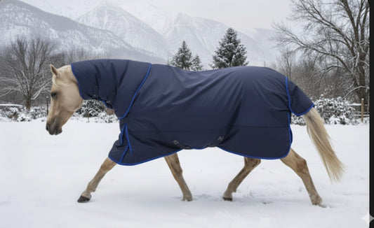 horsewear by STATLERHOUSE FULL SIZE Winter Turnout with removeable hood. 1680D, 285 g