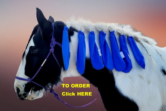 Spandex Mane Bags (1 Package = 6 Pack) 2 Sizes Available SOLID COLORS